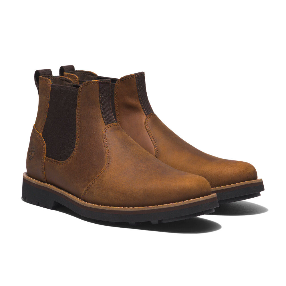Botas Mid Chelsea Hombre Saddle