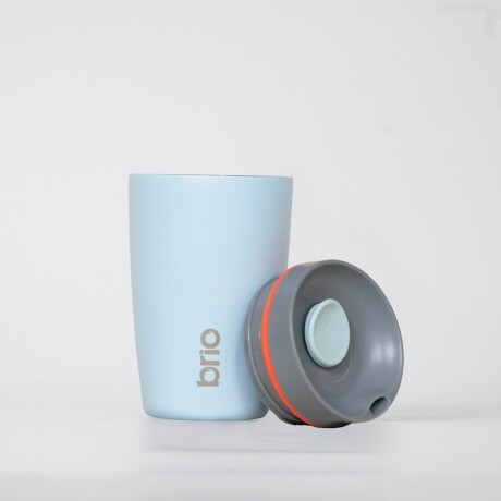 Vaso Térmico Brio Café Jarra Mug 350ml Acero Inoxidable Celeste