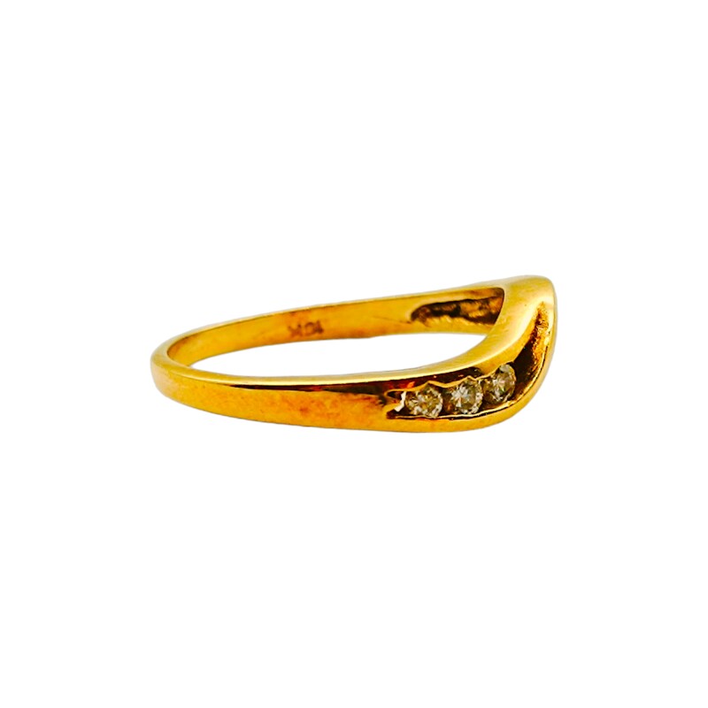 Anillo-Oro bajo-Piedra Zirconia-AN8039 conpiedra