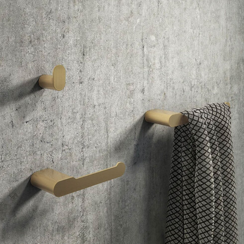 Percha En Ac Inox Color Brushed Gold 000