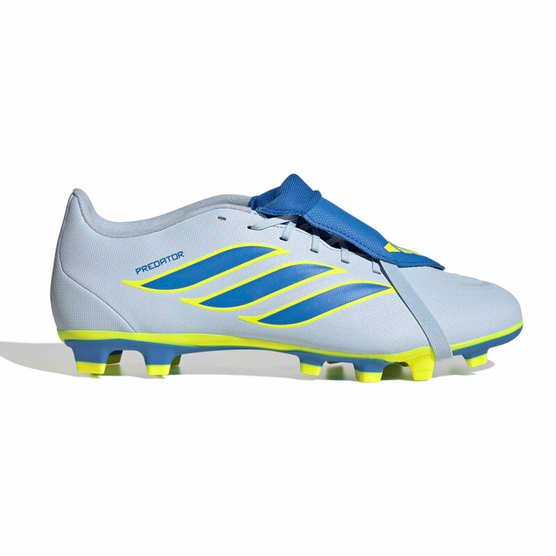 Championes Fútbol Niño Adidas Predator Club FG Celeste-Azul