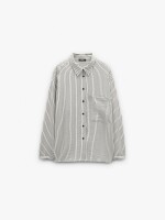 Camisa Con Rayas crudo