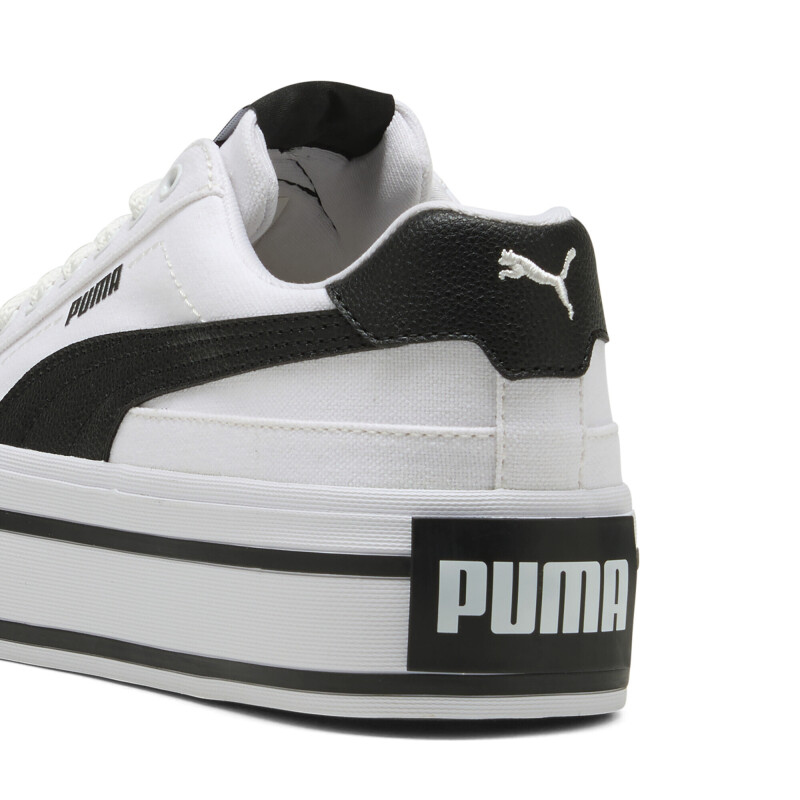 Championes PUMA Court Classic Platform Mujer 402329 01 Blanco-negro
