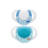 Set x2 chupetes chicco 0 a 6m celeste