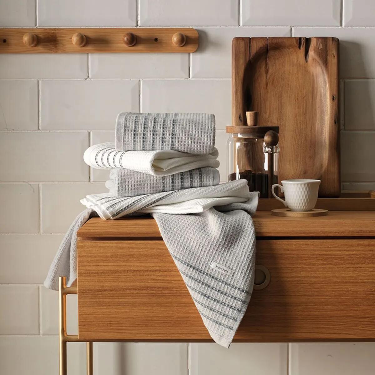 Repasador de Algodon Karsten 40x65cm - Gris 