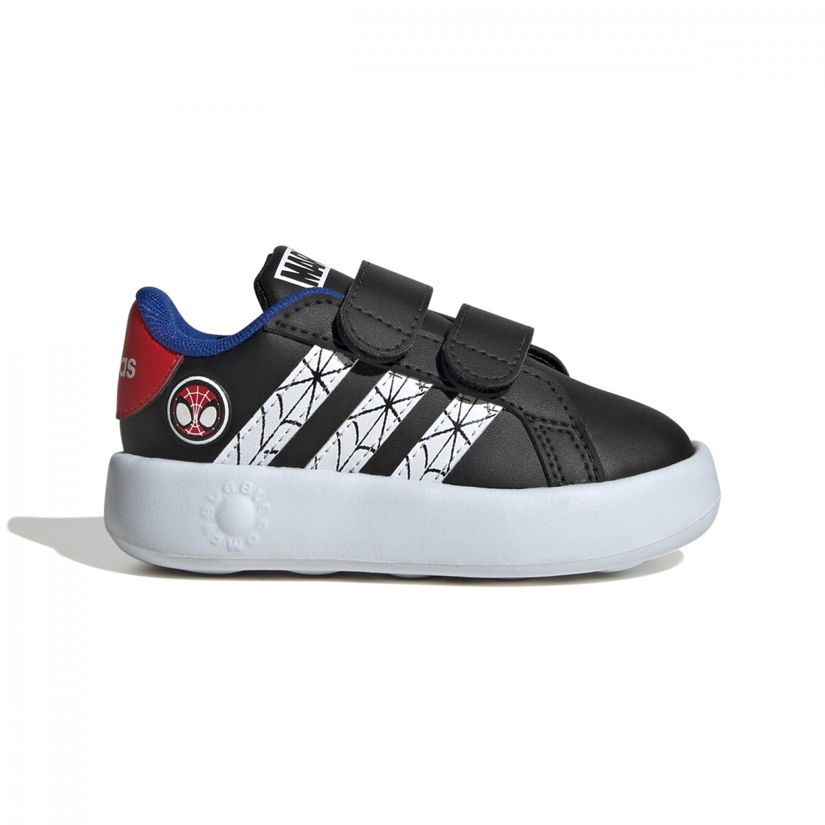 Zapatillas Adidas X Marvel Spider-Man Grand Court de Niños - Negro 