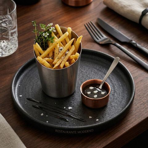 Vaso Contenedor Volf para Papas Fritas Vaso Contenedor Volf para Papas Fritas