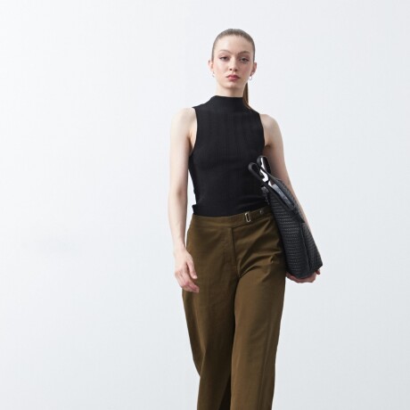 PANTALON LOUIZI Verde Musgo