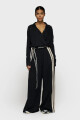WIDE PANTS TAPE Negro