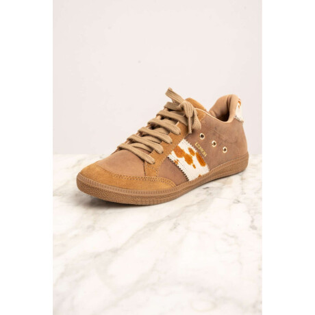 Zapatilla Gamuza Vaca Marron