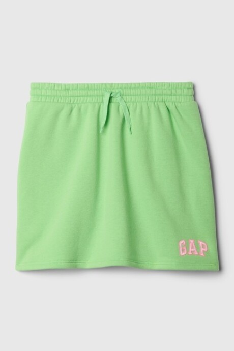Short Pollera Logo Gap Niña Julep Green