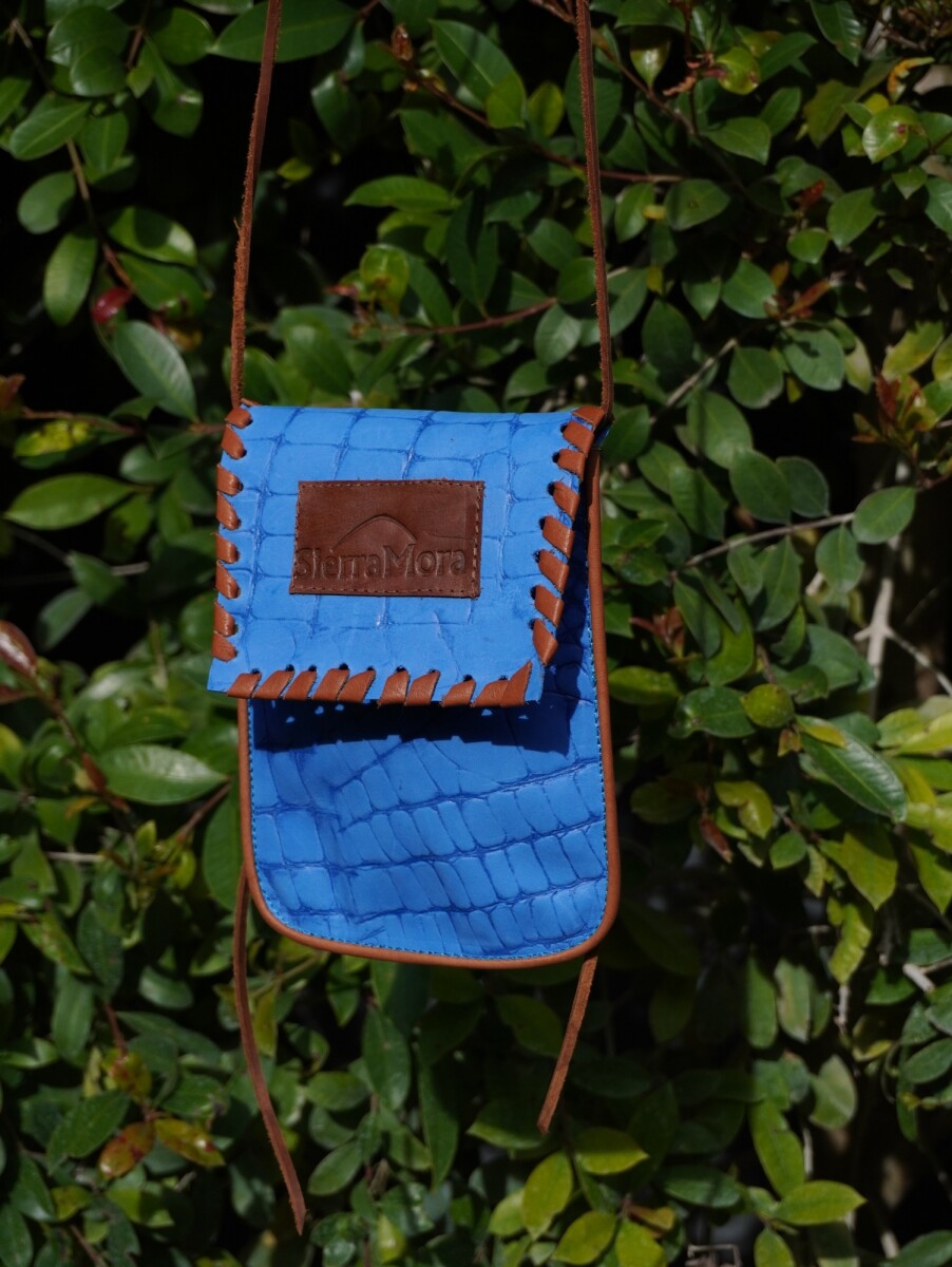 Cel Bag Crocco - Azul Bolita 