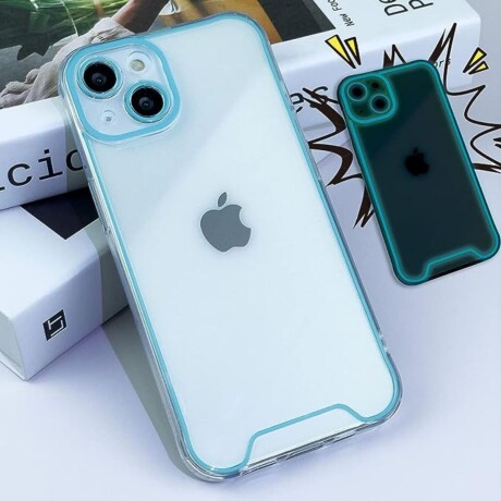 Protector fluo Iphone XR Azul V01