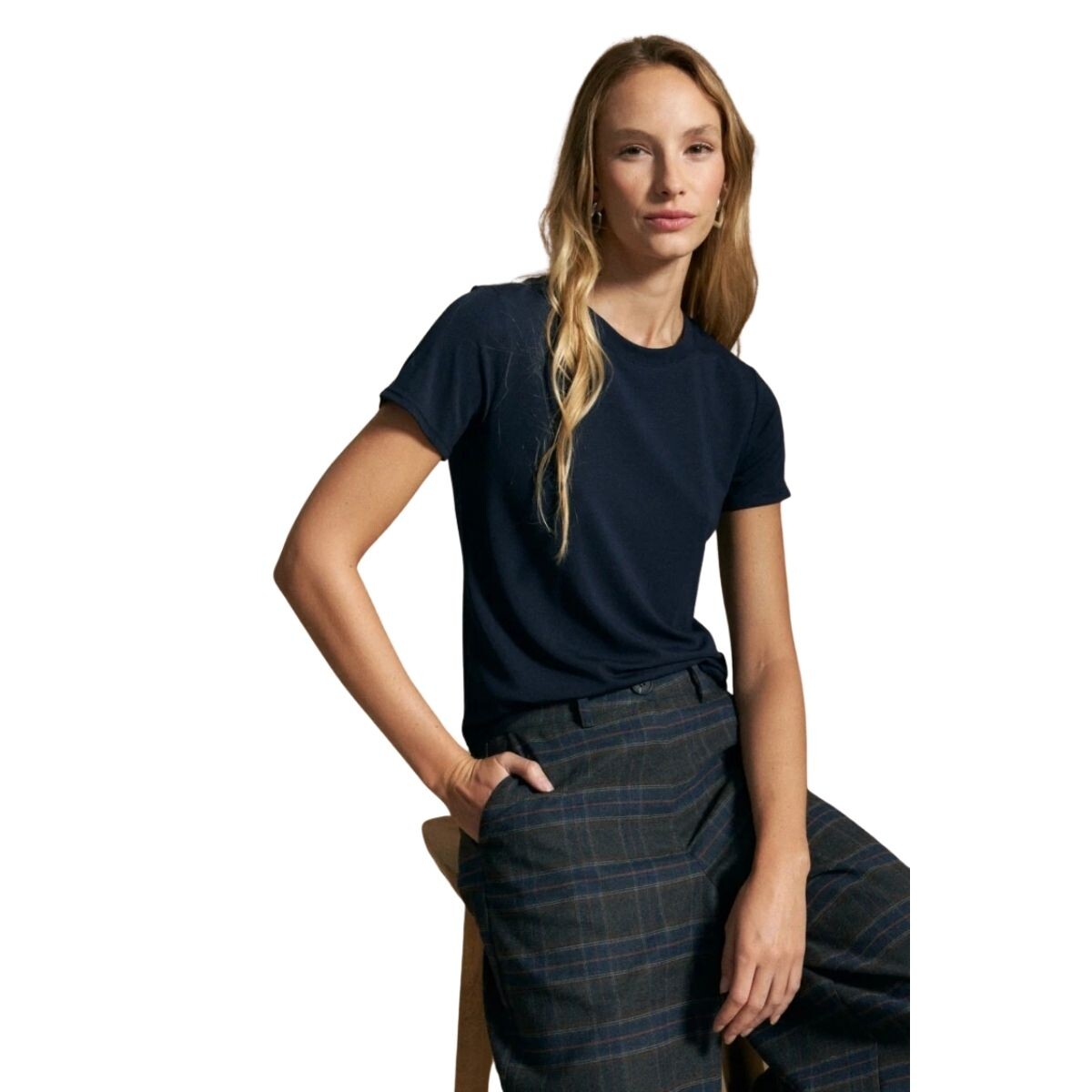 REMERA IÑAKI S-XL - AZUL MARIN 