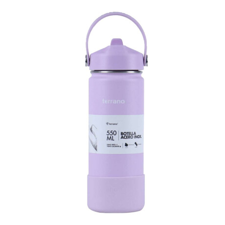 Botella Térmica Con Pico 550Ml. Lila