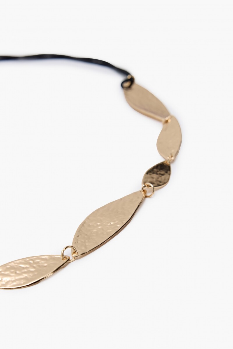 Cinturón metálico dorado