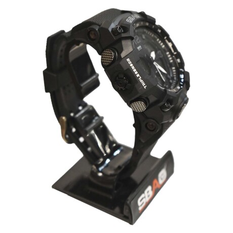 Reloj Deportivo de Pulsera con Pantalla Luz Led para Hombre Negro