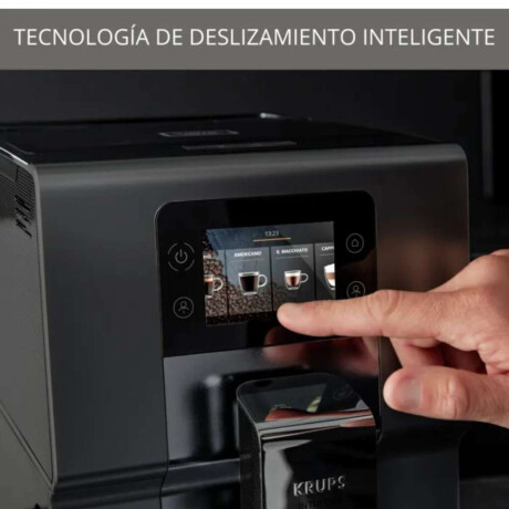 Cafetera Espresso Krups Intuition Preference Pantalla Tactil Color Gris
