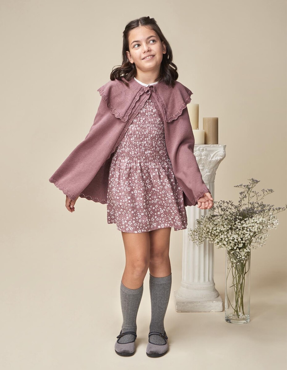 Capa De Punto Acabado - Purpura 