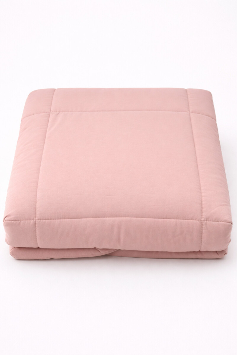 ACOLCHADO 1 PLAZA - ROSADO 