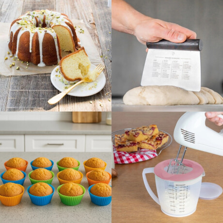 Kit Reposteria 2 Moldes con Rasqueta Tapete de Medidas y Jarra 1.4 Litros Kit Reposteria 2 Moldes con Rasqueta Tapete de Medidas y Jarra 1.4 Litros