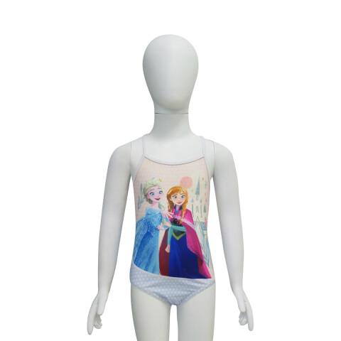 Malla Entera Playa Infantil Frozen Talle 4/10 SALMON