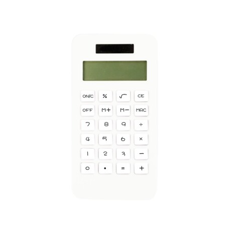 Calculadora mini blanco