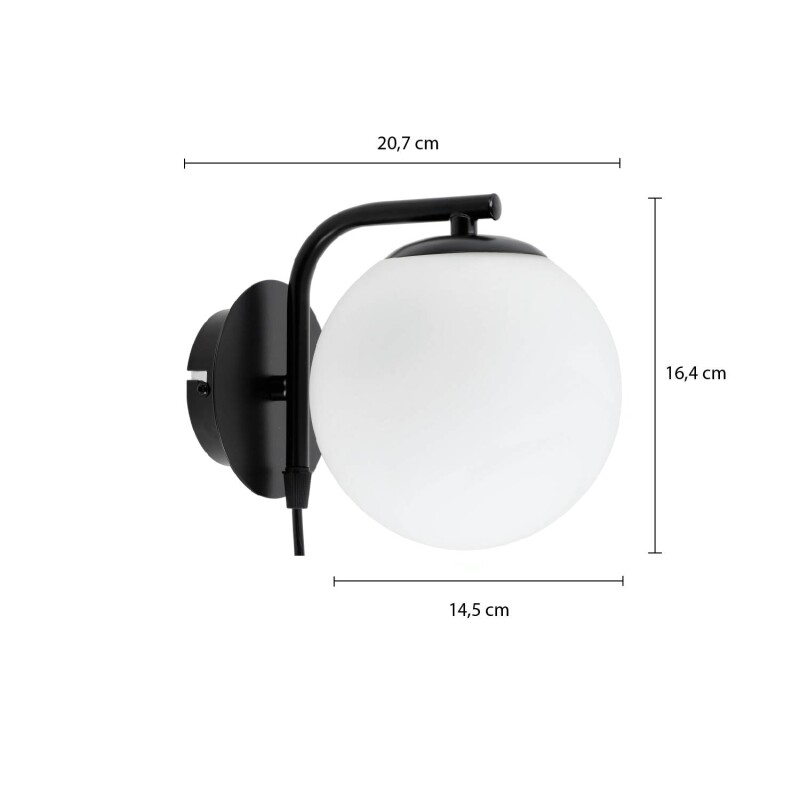 DECORATIVO DE PARED SCOPE Luminaria de Pared Scope Negra
