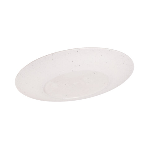 Plato Plástica Gourmet Redondo 18 cm MARMOL