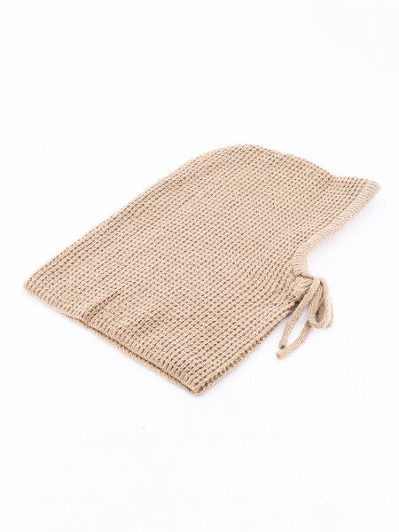 GORRO CAPUCHA BEIGE