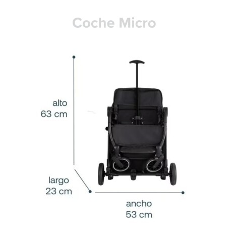 Coche Compacto de Viaje Micro Bebesit - Gris Coche Compacto de Viaje Micro Bebesit - Gris