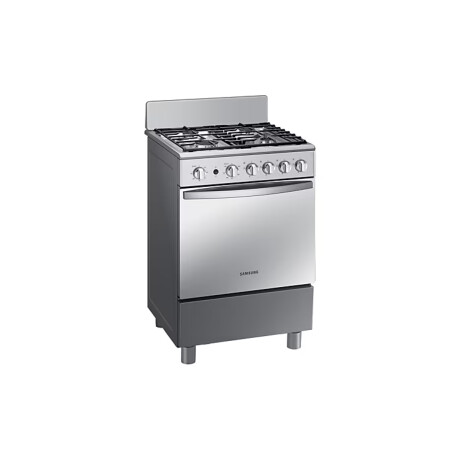 Cocina a gas Samsung Cocina con 4 Quemadores con Quemador Rápido Silver