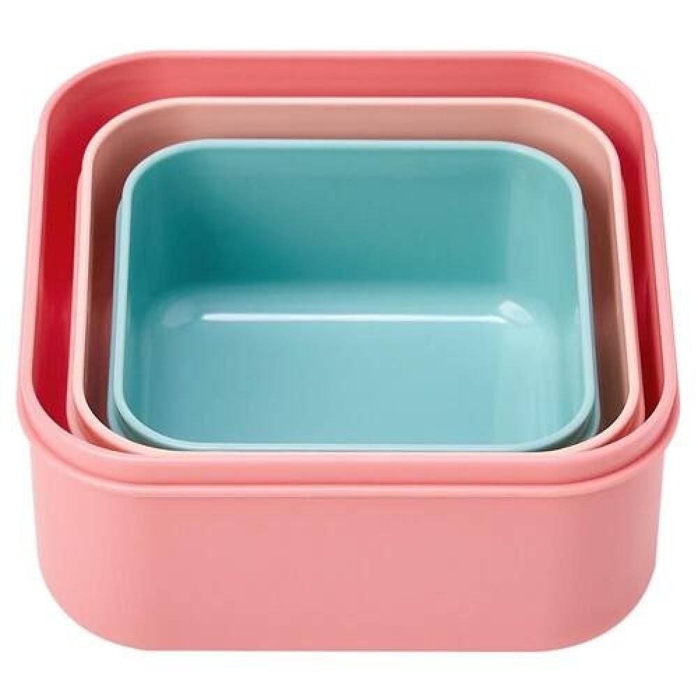 Set x3 tupper BUBA cloudy rosa