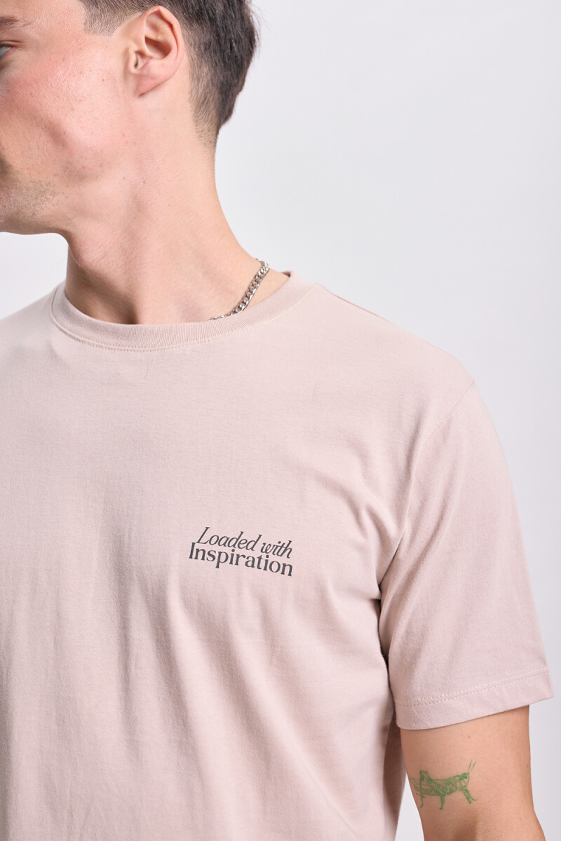 Remera estampa Gris Claro