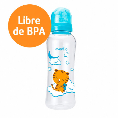 Mamadera Evenflo Dreams Bebés 3-12M 240Ml Tetina Flujo Medio Celeste