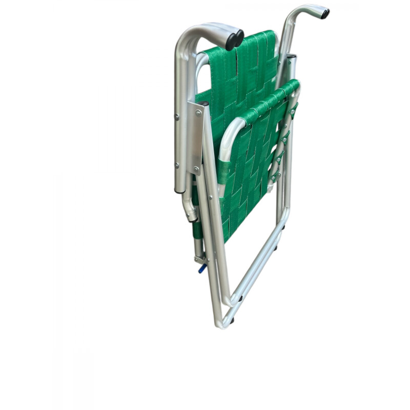 Silla plegable aluminio nacional Verde