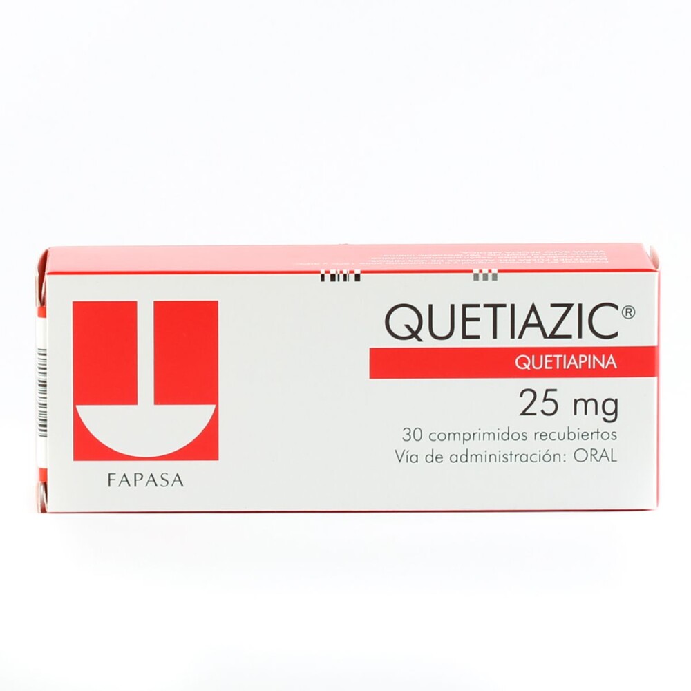 QUETIAZIC 25 MG. CJ X 30 COMP. única