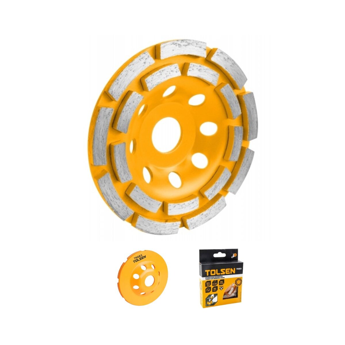 DISCO DIAMANT. DESBASTE 115mm DOBLE TOLSEN Disco Diamant. Desbaste 115mm Doble Tolsen