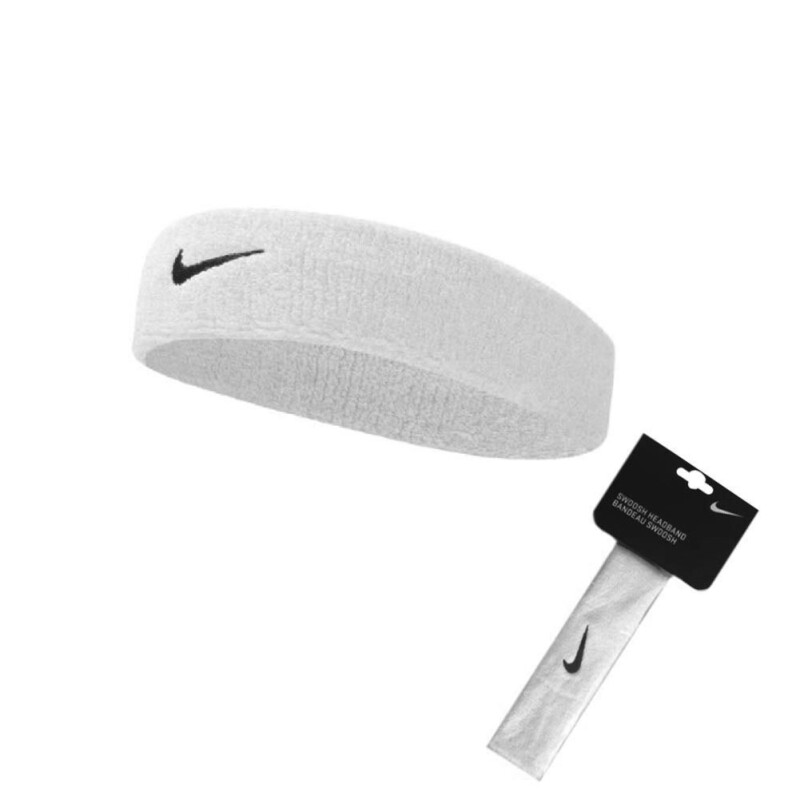 Banda Nike Swoosh Headband Unisex Blanco