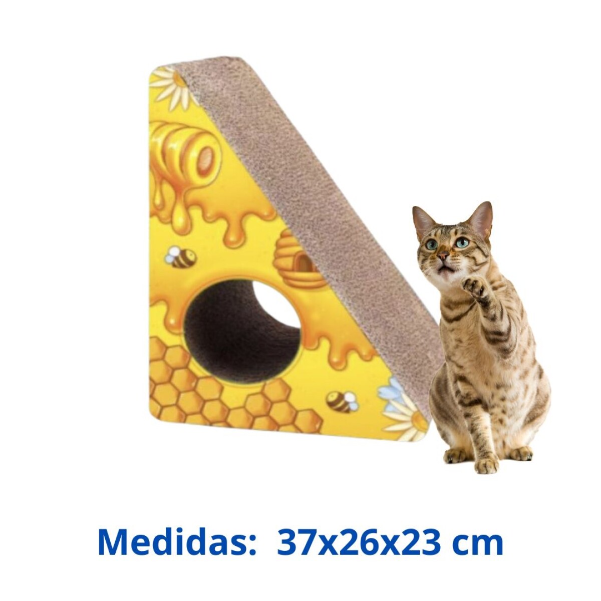 Rascador P/gatos Triangulo Carton 