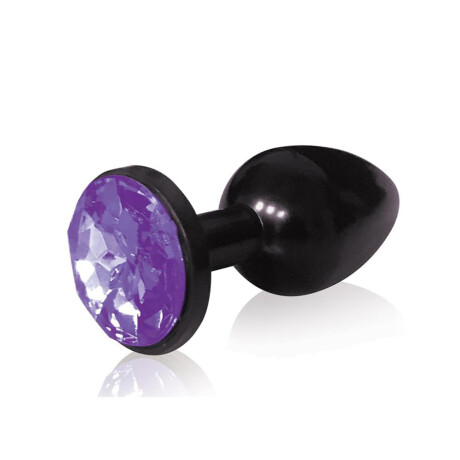 Silver Starter Jeweled Plug Negro - Violeta Silver Starter Jeweled Plug Negro - Violeta