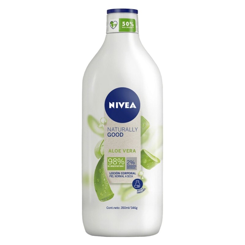 Crema Corporal Nivea Body Naturally Good Aloe 350 ML Crema Corporal Nivea Body Naturally Good Aloe 350 ML