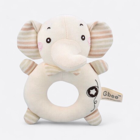 Sonajero De Tela x2 Elefante