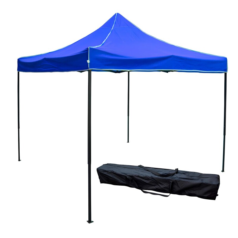 Gazebo reforzado toldo carpa 2x2 mt Azul Gazebo reforzado toldo carpa 2x2 mt Azul