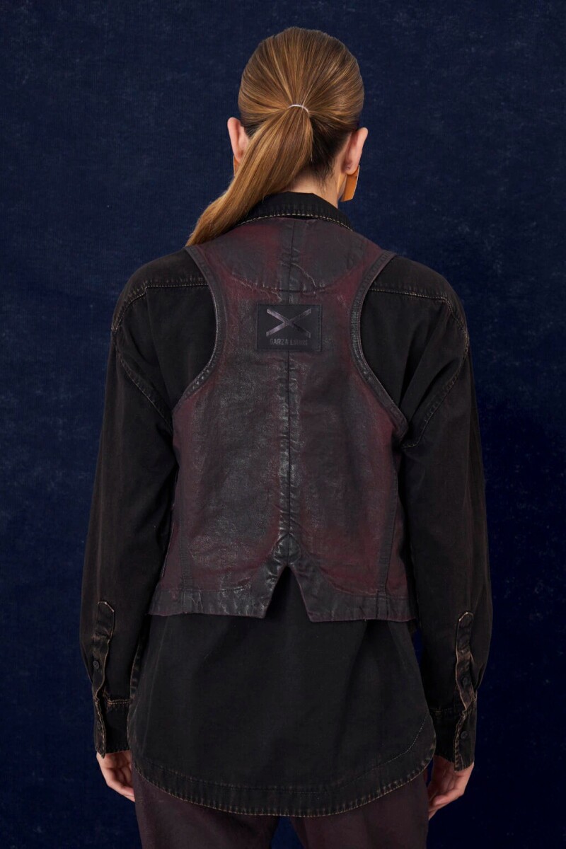 CHALECO MONET BITONO Bordo