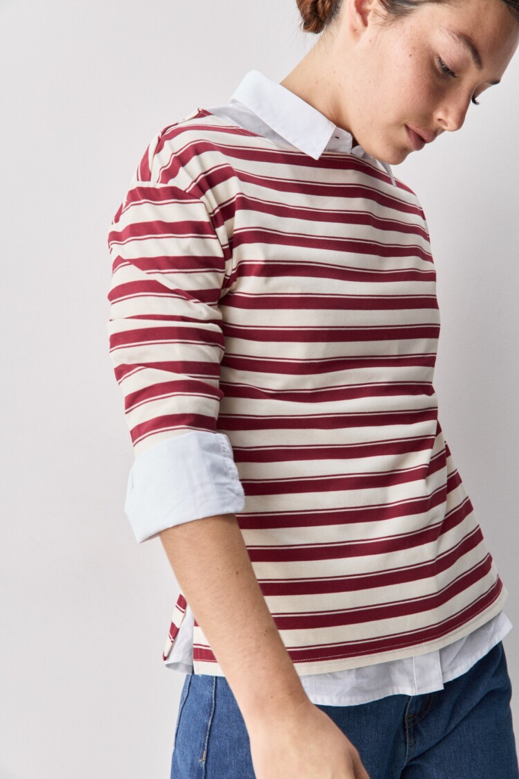 REMERA VOLPAIA Rojo Oscuro