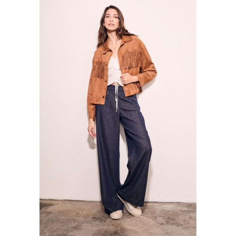 Camisa Gamuza Vegana Camel