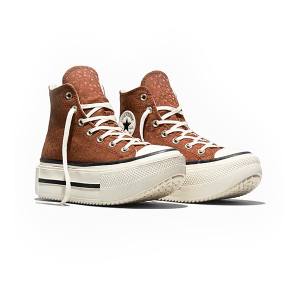 CHUCK TAYLOR ALL STAR LIFT DOUBLE STACK - CONVERSE MARRON