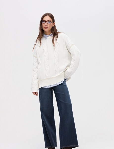 Buzo punto Rali Off white