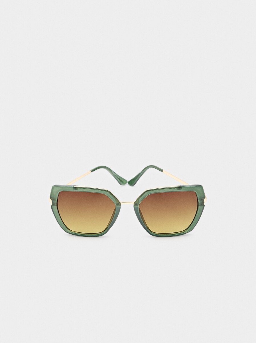 Gafas De Sol De Mariposa - caqui 